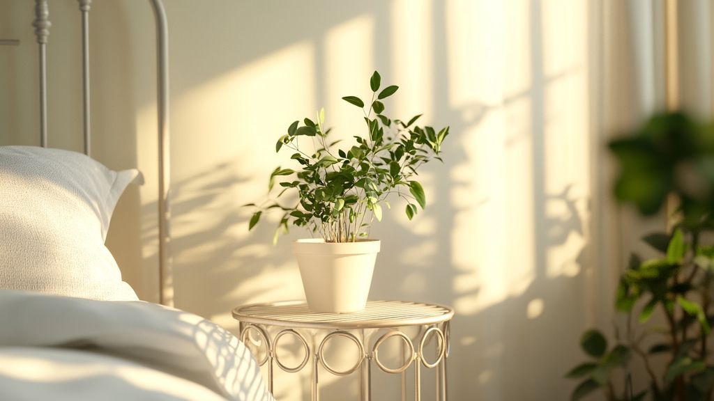 Comment choisir le mobilier pour une chambre blanc cassé